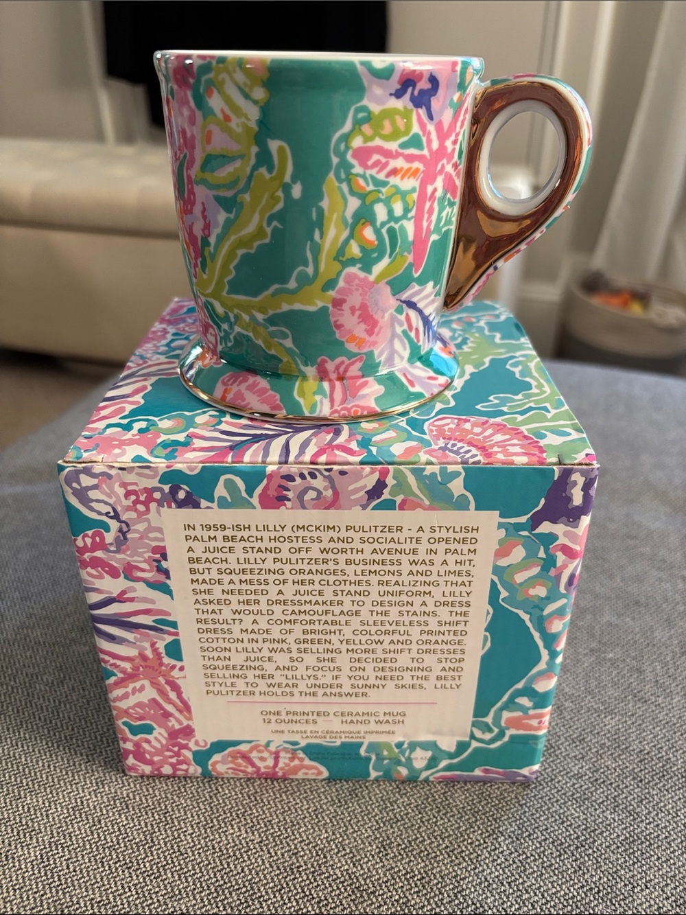 Lilly Pulitzer Shell Search Mug
